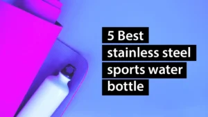 stainless steel sports water bottle