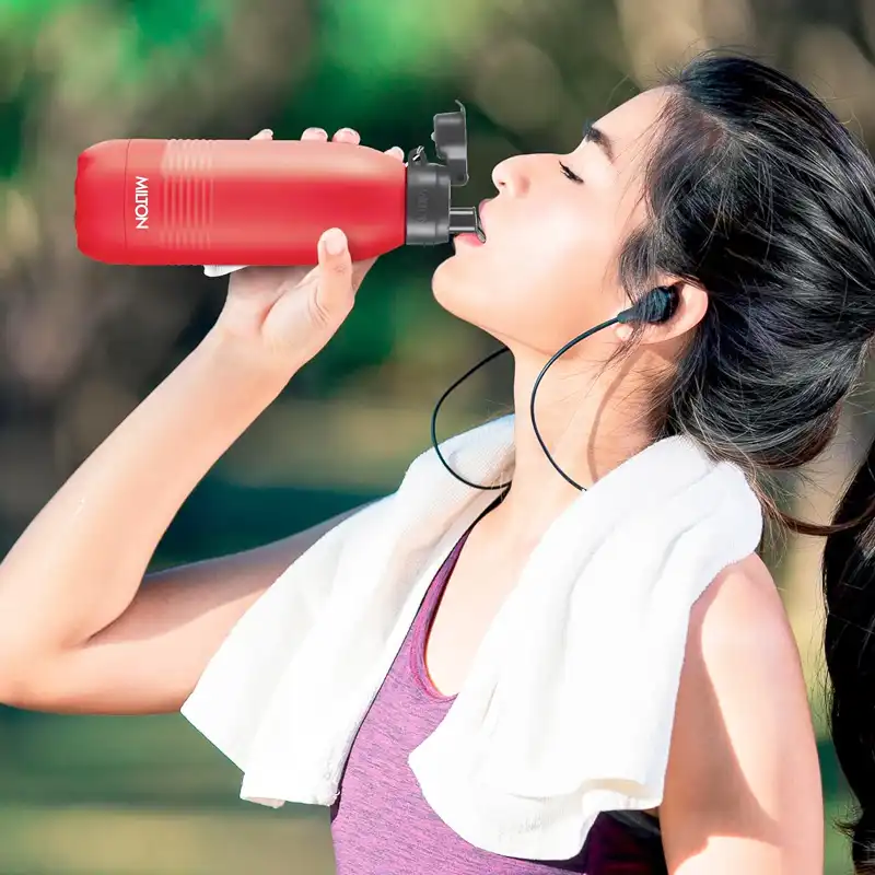 stainless steel sports water bottle